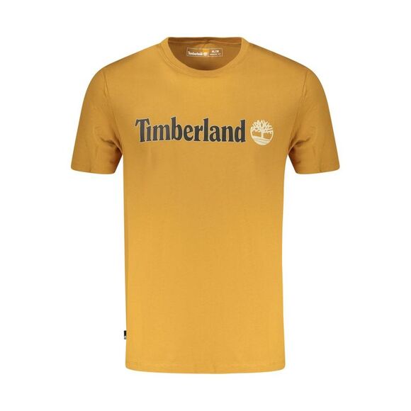 Timberland Marrone Cotton Men Men's T-Shirt